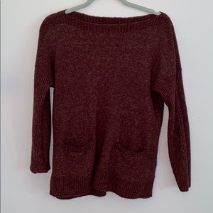 Wide neck Abercrombie sweater